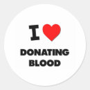 Recherche de sang autocollants Don de sang