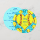 Recherche de softball invitations Jeune fille
