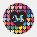 Recherche de petit rond magnets Arc en ciel
