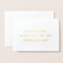 Recherche de will you be my invitations Minimaliste