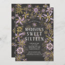 Recherche de winter 16ans anniversaire invitations Rose