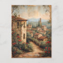 Recherche de peinture antique cartes postales Italie
