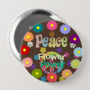Recherche de les années 60 badges Hippie