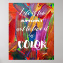 Recherche de la vie est trop courte posters Tendance