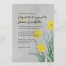 Recherche de jonquilles invitations Rustique