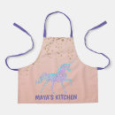 Recherche de licorne mignonne tabliers Chef