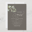 Recherche de delicate bridal shower invitations Eucalyptus