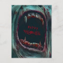 Recherche de monstre effrayant cartes postales Pour tous