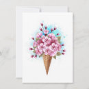 Recherche de cône de glace invitations Rose