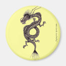 Recherche de dragons chinois magnets Tatouage