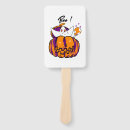 Recherche de halloween éventails Chat d'halloween