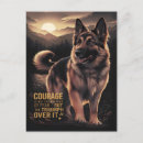 Recherche de le courage cartes postales Motivation