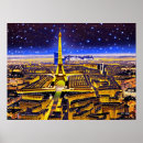 Recherche de tour eiffel la nuit posters France