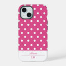 Recherche de motif géométrique rose iphone coques Pois