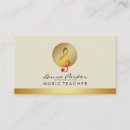 Recherche de teacher cartes visite Professeur de musique