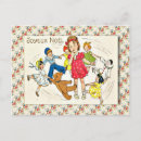 Recherche de jouets vintages cartes postales Fille
