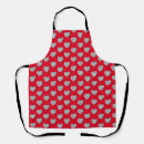 Recherche de coeur rouge tabliers Motif de coeur