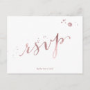 Recherche de faux rose gold foil invitations Rsvp