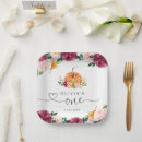 Recherche de chute assiettes en papier Floral