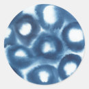 Recherche de cercles abstraits autocollants Bleu