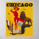 Recherche de historique de chicago posters Vintage