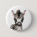 Recherche de animaux africains badges Zèbre