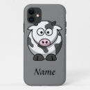 Recherche de dessin de vache iphone coques Noir