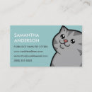 Recherche de chat gris cartes visite Kawaii