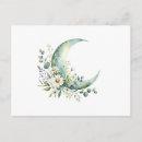 Recherche de croissant de lune cartes postales Fleurs