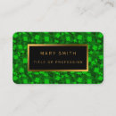 Recherche de trèfle de quatre feuilles cartes visite Professionnel