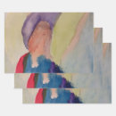 Recherche de anges papier cadeau Bleu