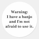 Recherche de banjo drôle autocollants Pour tous