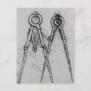 Recherche de dessin scientifique cartes postales Vinci