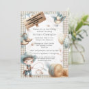Recherche de cowboy baby shower garçon invitations Bottes de cowboy