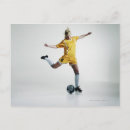 Recherche de joueur de football cartes postales Gens