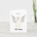 Recherche de caniche blanc vœux cartes Dog