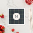 Recherche de vert bleu serviettes Monogramme