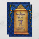 Recherche de royal blue gold baby shower invitations Couronne