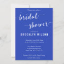 Recherche de royal blue bridal shower invitations Bleu