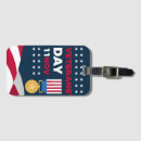 Recherche de jour du souvenir bagages étiquettes Drapeau américain