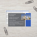 Recherche de entrepreneur de bâtiment cartes visite Customer