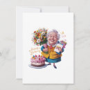 Recherche de vieille dame invitations Farceur pour grand mère