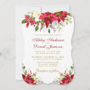 Recherche de poinsettia mariage invitations Vert