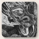 Recherche de dragon dessous de verres Mythe