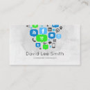 Recherche de manager cartes visite Consultant