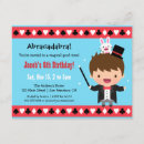 Recherche de partie de magicien invitations Tours de magie