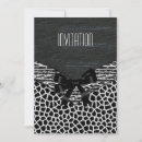 Recherche de léopard mariage invitations Fête