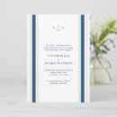 Recherche de bleu marine aqua invitations Ancre
