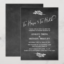 Recherche de tableau noir mariage invitations Décontracté