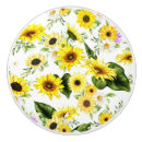 Recherche de tournesol boutons et poignées de porte Aquarelle